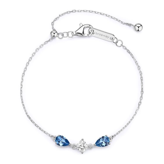 Armband Brosway Dame FANCY FREEDOM BLUE in Silber Cubic Zirconia FFB112 - FFB112